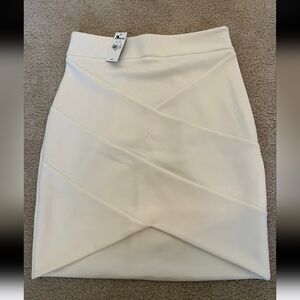 Express Ivory Skirt